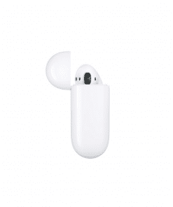 More magical than ever. The new AirPods deliver the wireless headphone experience, reimagined. Just pull them out of the charging case and they’re ready to use with your iPhone, Apple Watch, iPad or Mac. After a simple one-tap setup, AirPods work like magic. They’re automatically on and always connected. AirPods can even sense when they’re in your ears and pause when you take them out. To adjust the volume, change the song, make a call or even get directions, simply say “Hey Siri” and make your request. You have the freedom to wear one or both AirPods, and you can play or skip forward with a double-tap when listening to music or podcasts. AirPods deliver 5 hours of listening time1 and 3 hours of talk time on a single charge.2 And they’re made to keep up with you, thanks to a charging case that holds multiple charges for more than 24 hours of listening time.3 Need a quick charge? Just 15 minutes in the case gives you 3 hours of listening time4 or 2 hours of talk time.5 Powered by the all-new Apple H1 headphone chip, AirPods use optical sensors and motion accelerometers to detect when they’re in your ears. Whether you’re using both AirPods or just one, the H1 chip automatically routes the audio and engages the microphone. And when you’re on a call or talking to Siri, an additional speech-detecting accelerometer works with beamforming microphones to filter out external noise and focus on the sound of your voice.
